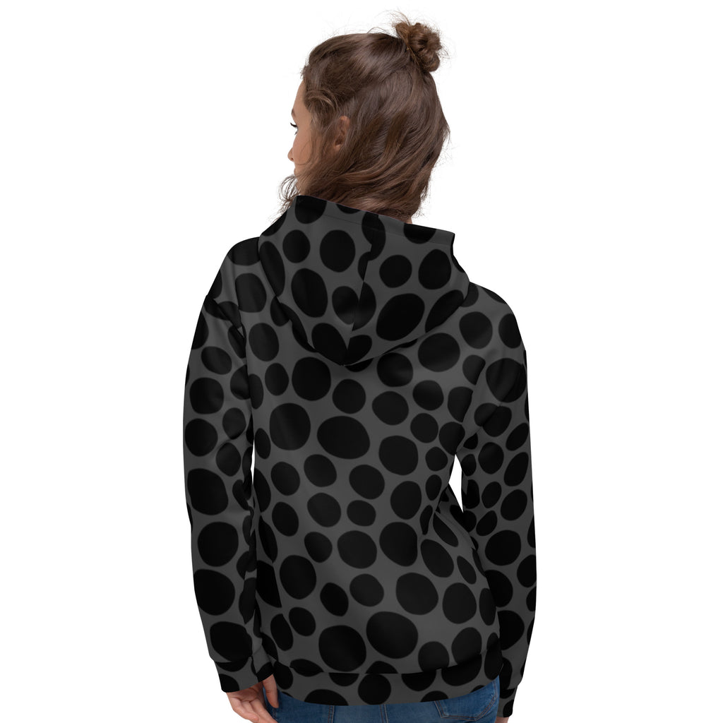 Polka dot hoodie clearance women's