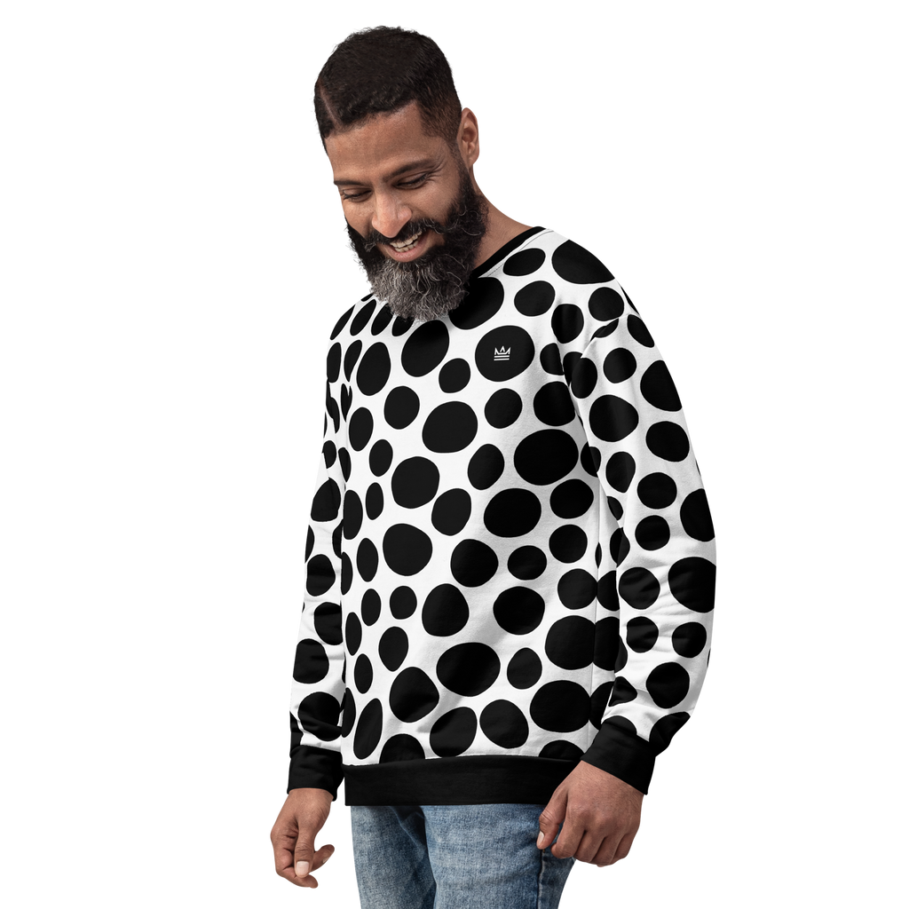 Polka dot sweater mens best sale