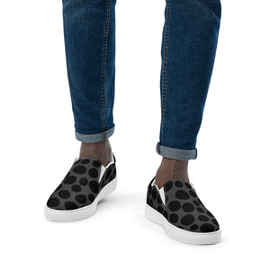 Polka Dots Mens Slip-on shoes