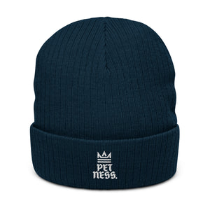 PET-NESS Ribbed knit beanie