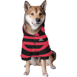 Animal Royalty Stripe Dog Hoodie - Small Dog