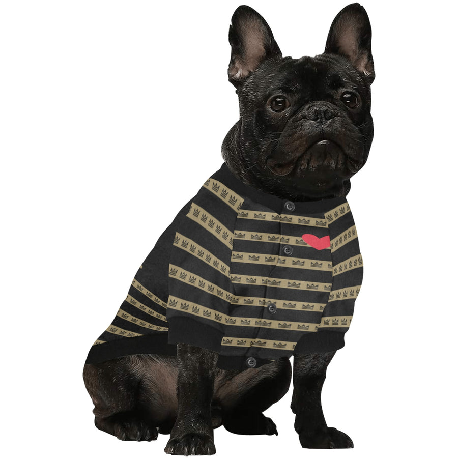Born Royal Dog Heart Shirt - Small Dog
