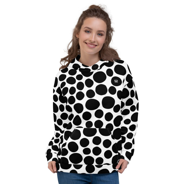 Polka dot 2025 sweatshirt womens