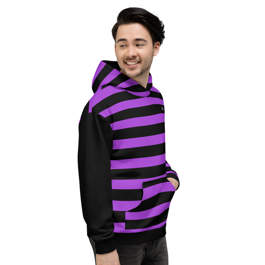 Striped top hoodies mens