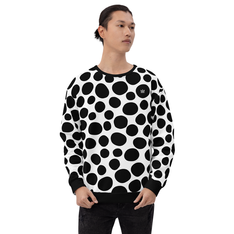 Polka Dots Mens Sweatshirt PET NESS