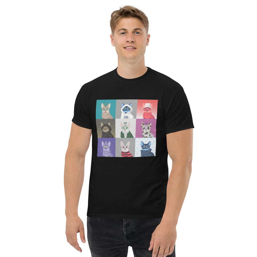 Retro Cat Mens T-Shirt