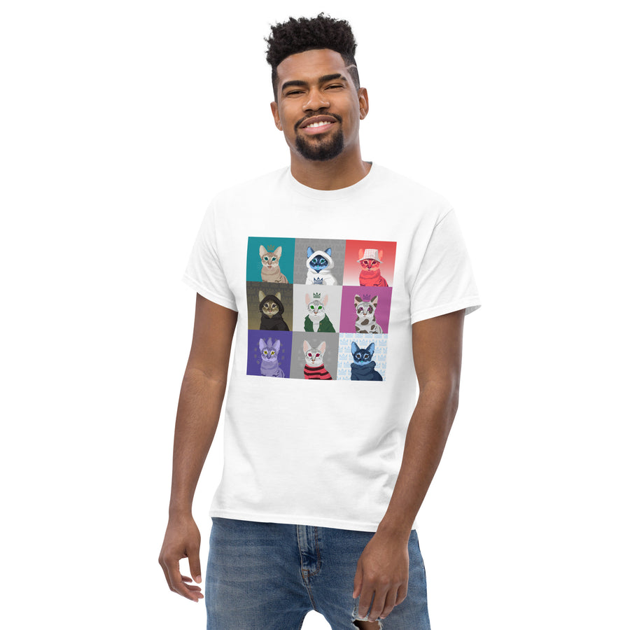 Retro Cat Mens T-Shirt
